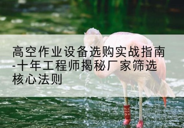金门剪叉式升降机厂家-高空作业设备选购实战指南-十年工程师揭秘厂家筛选核心法则